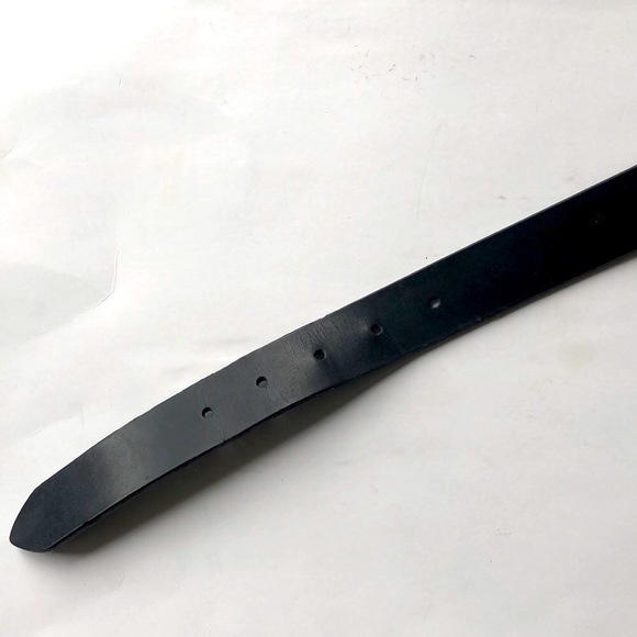 Unlisted by Kenneth Cole Black Belt with Silver Buckle - Picture 10 of 13